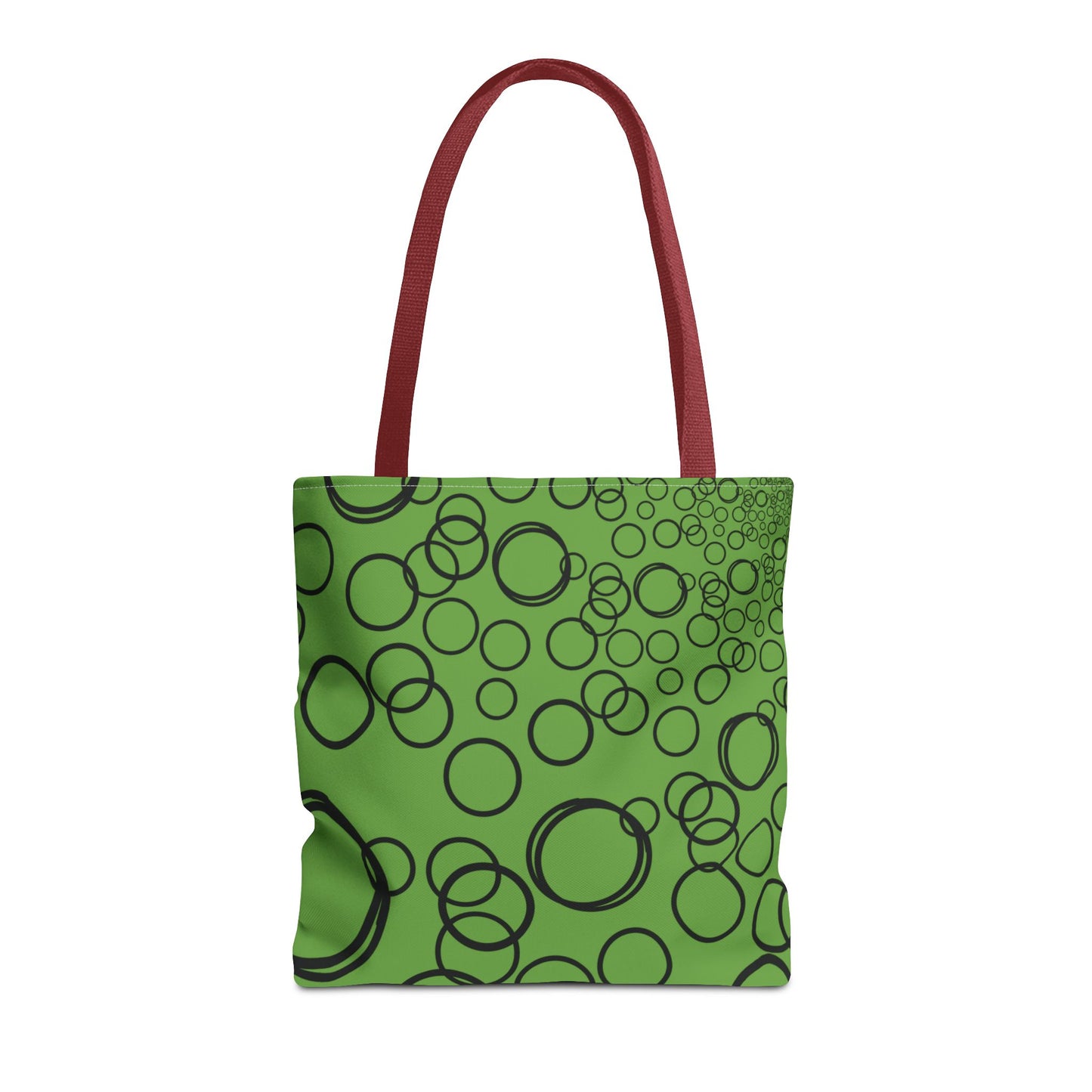 Chromatic Circles – Green Tote