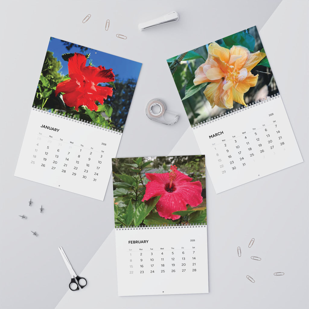 Hibiscus Blooms Calendar