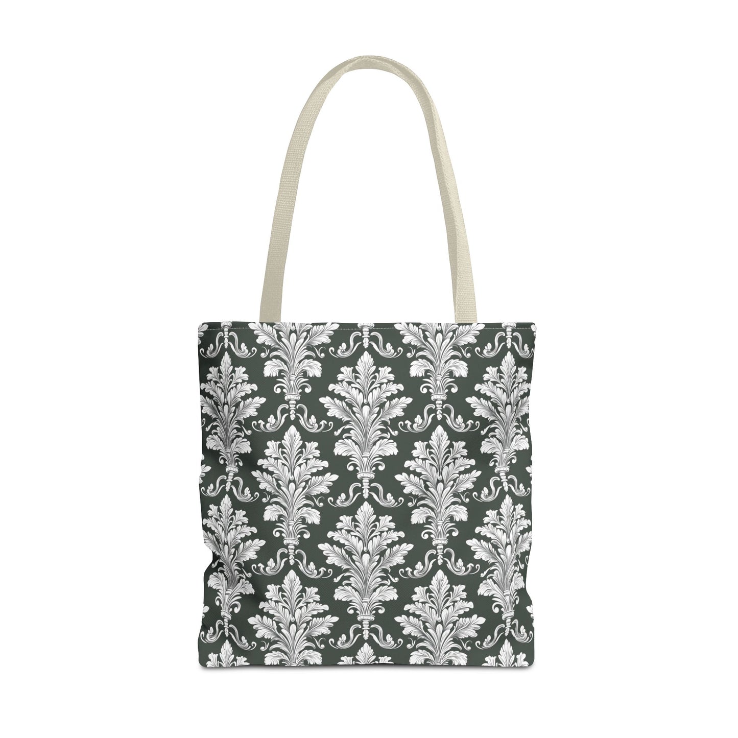 Silverleaf Damask Tote