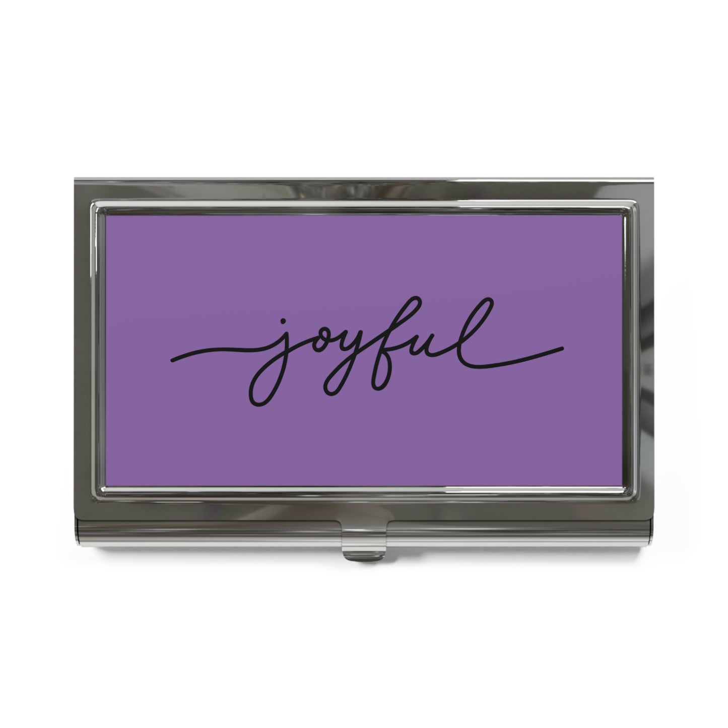 Joyful - Purple Card Holder