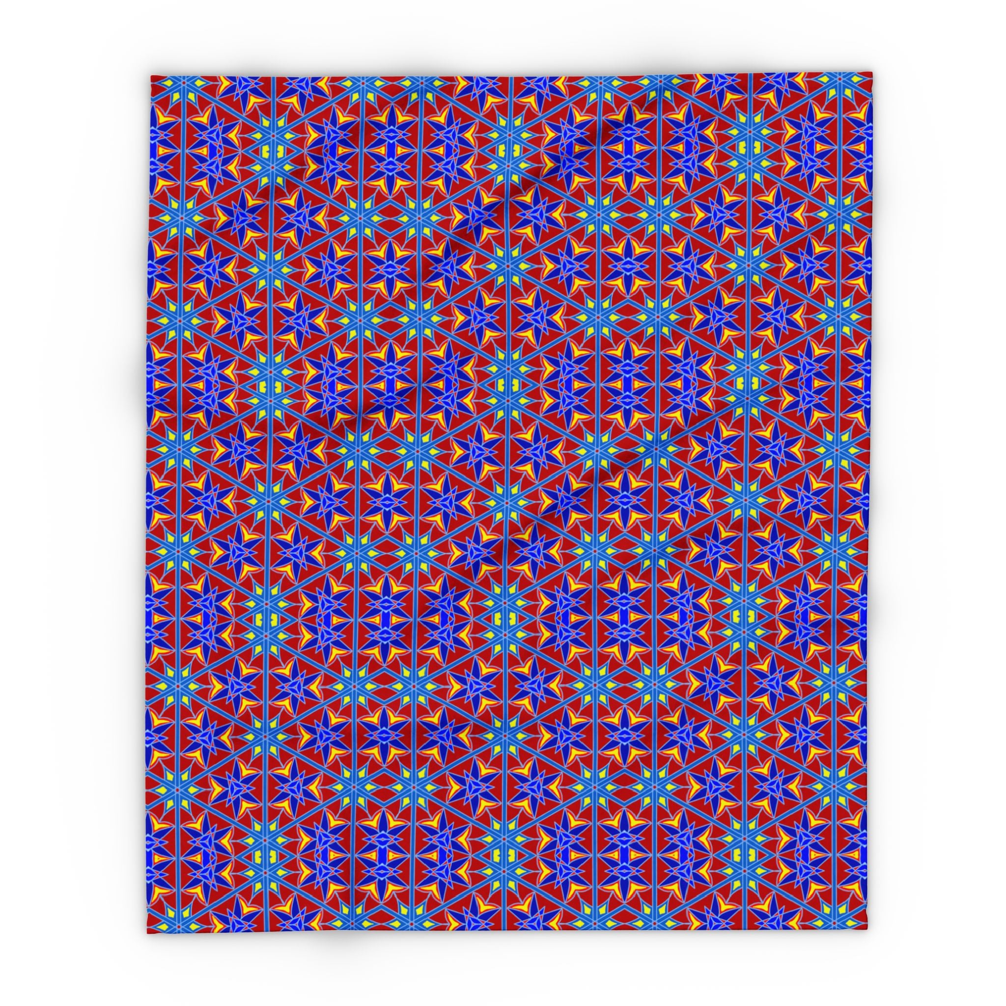 Kaleidoscope Sunrise Fleece Blanket