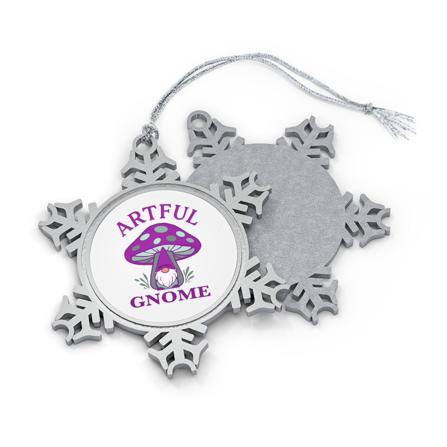 Pewter Snowflake - Artful Gnome