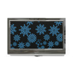 Let it Snow on Black Card Holder