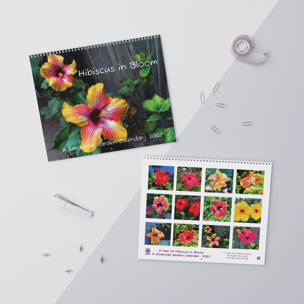 Hibiscus in Bloom 2027 Calendar