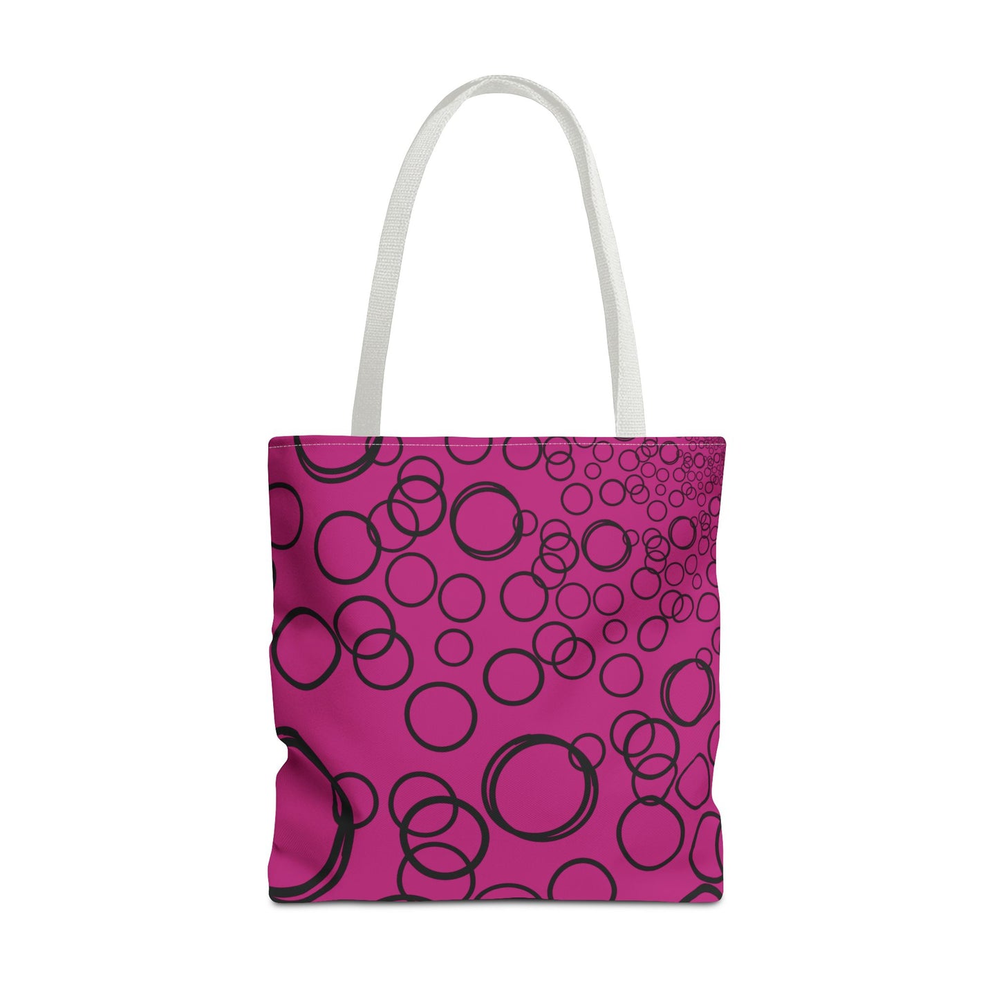 Chromatic Circles – Fuchsia Tote