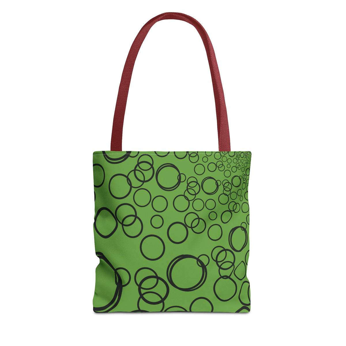 Chromatic Circles – Green Tote
