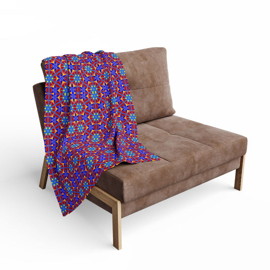Kaleidoscope Sunrise Fleece Blanket