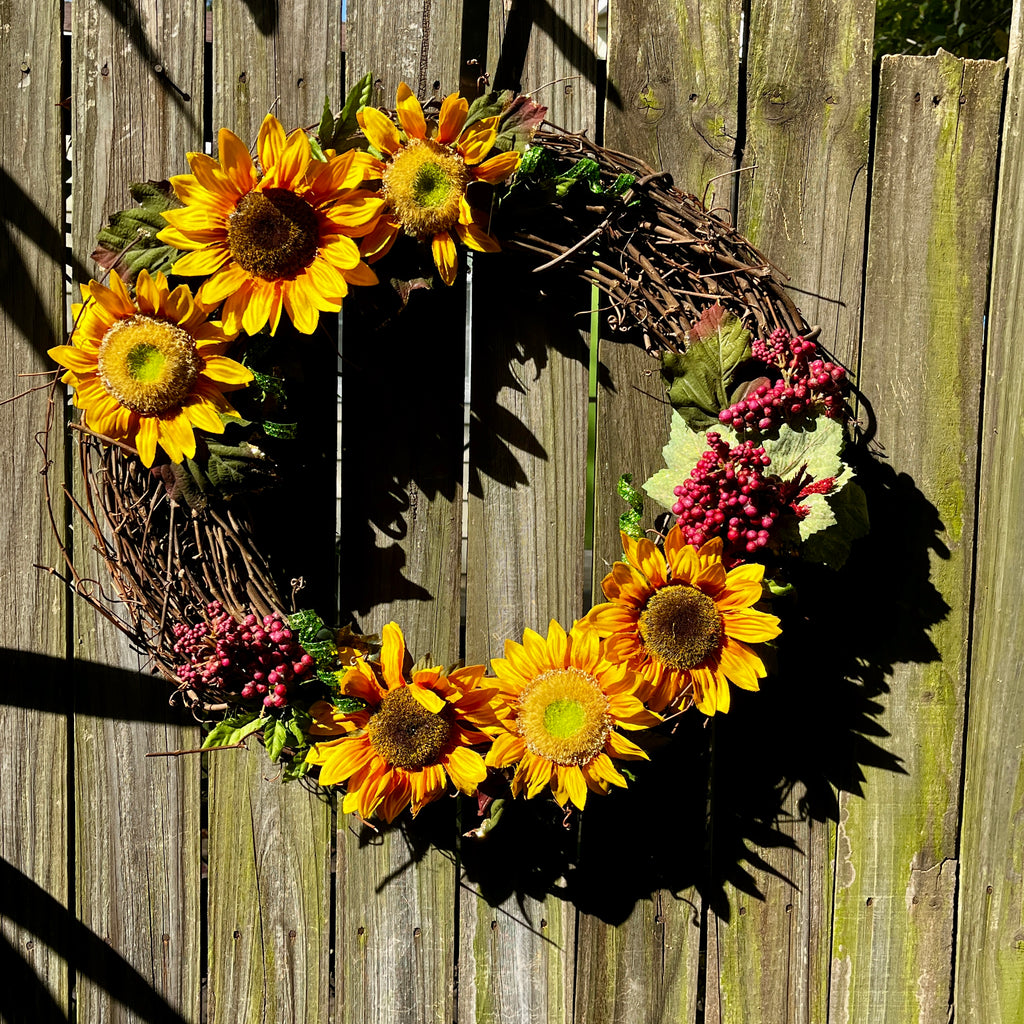 Sunflower Wreath