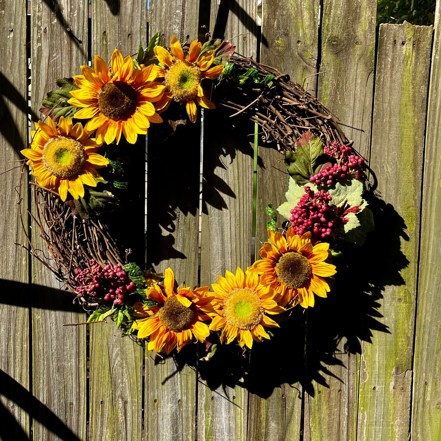 Sunflower Wreath